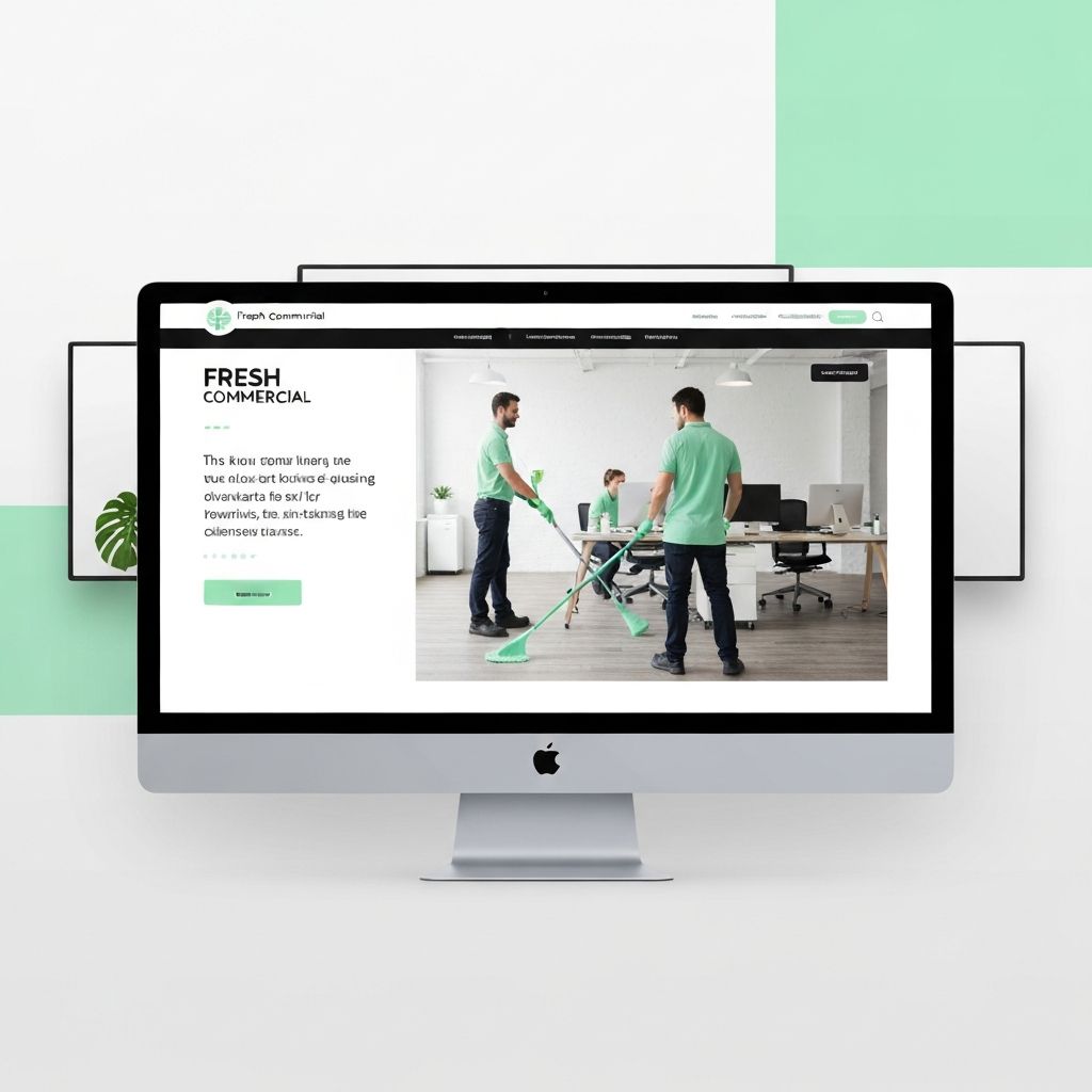 Fresh Commercial website screenshot